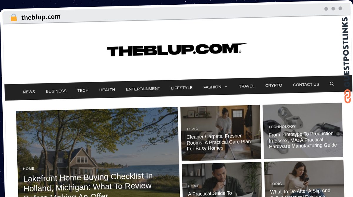 Publish Guest Post on theblup.com