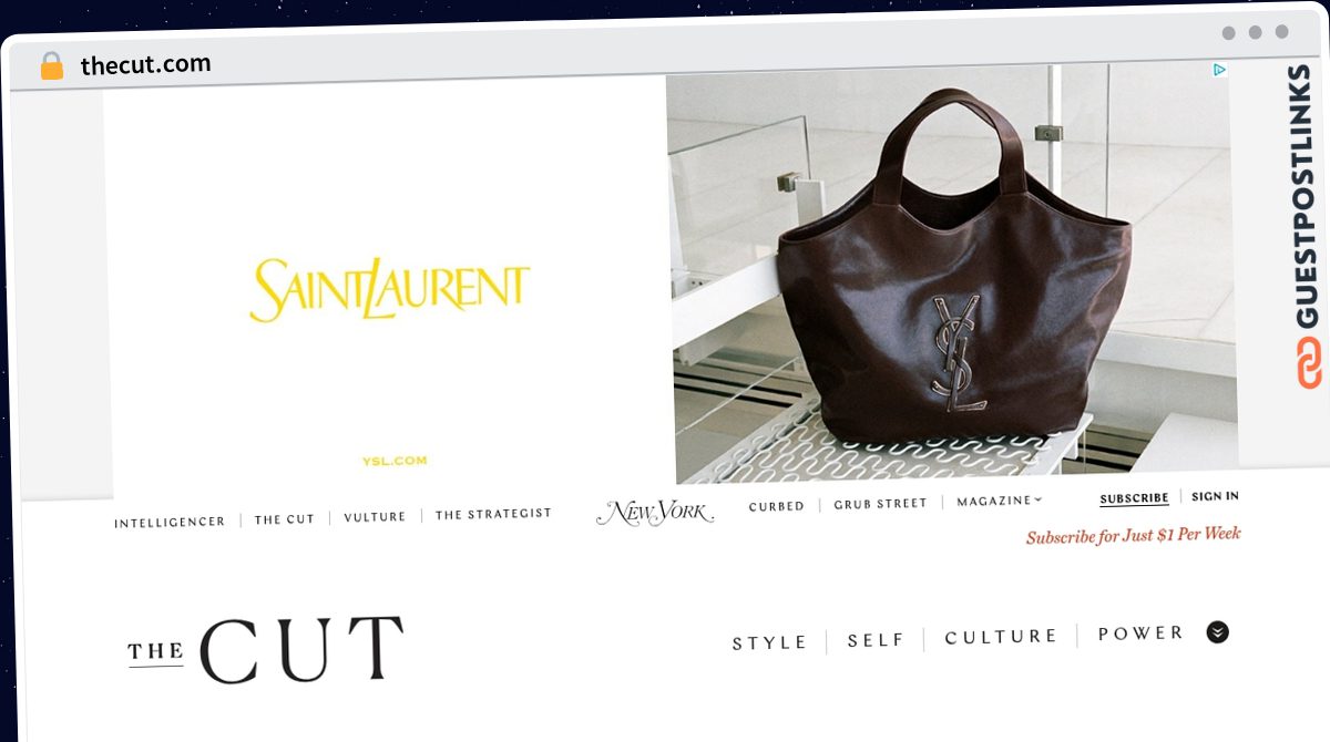 Publish Guest Post on thecut.com