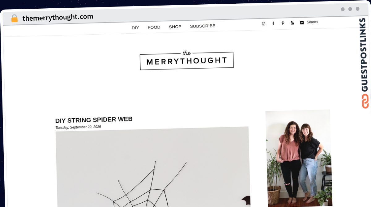 Publish Guest Post on themerrythought.com