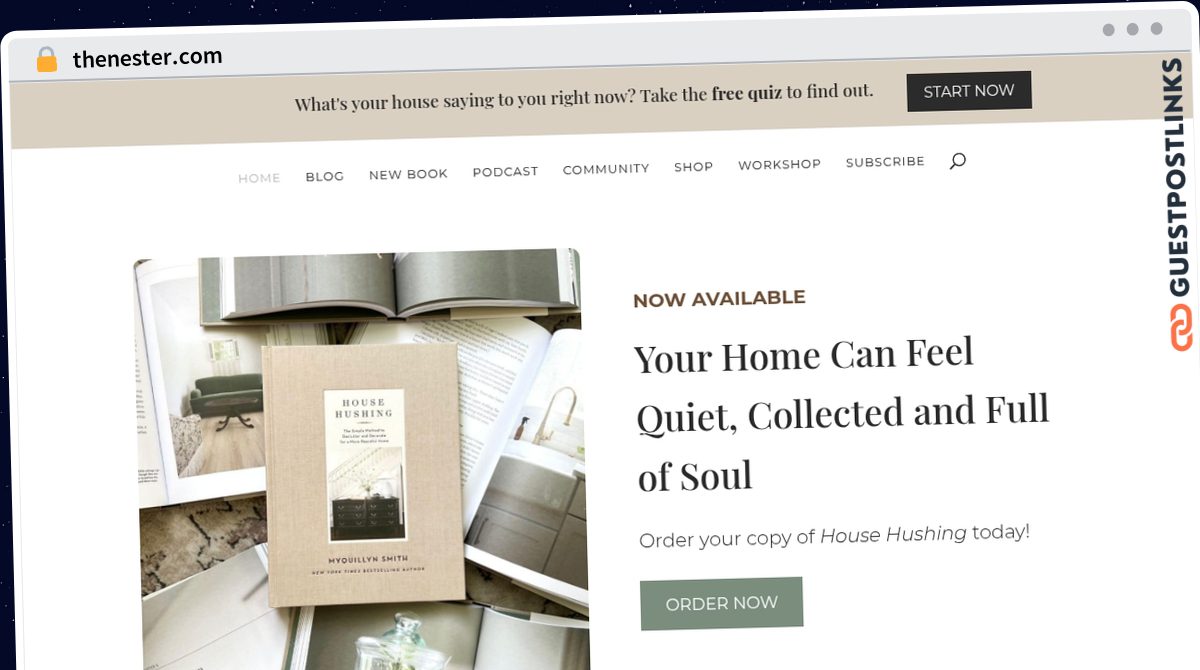 Publish Guest Post on thenester.com