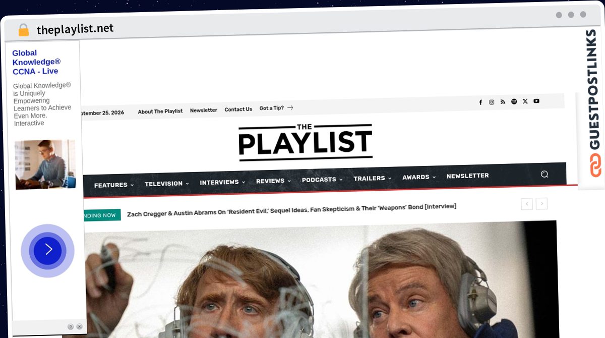 Publish Guest Post on theplaylist.net