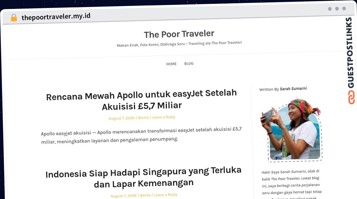 Publish Guest Post on thepoortraveler.my.id