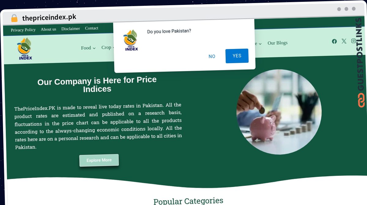 Publish Guest Post on thepriceindex.pk