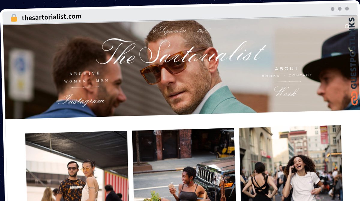 Publish Guest Post on thesartorialist.com