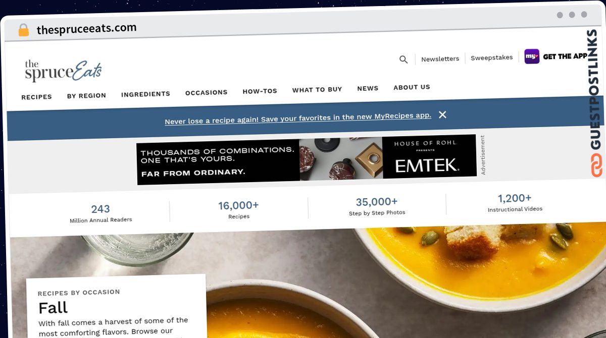 Publish Guest Post on thespruceeats.com