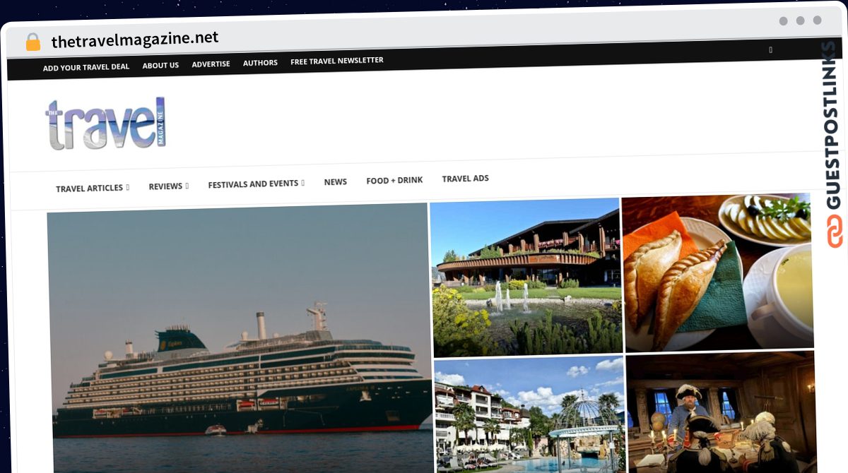 Publish Guest Post on thetravelmagazine.net