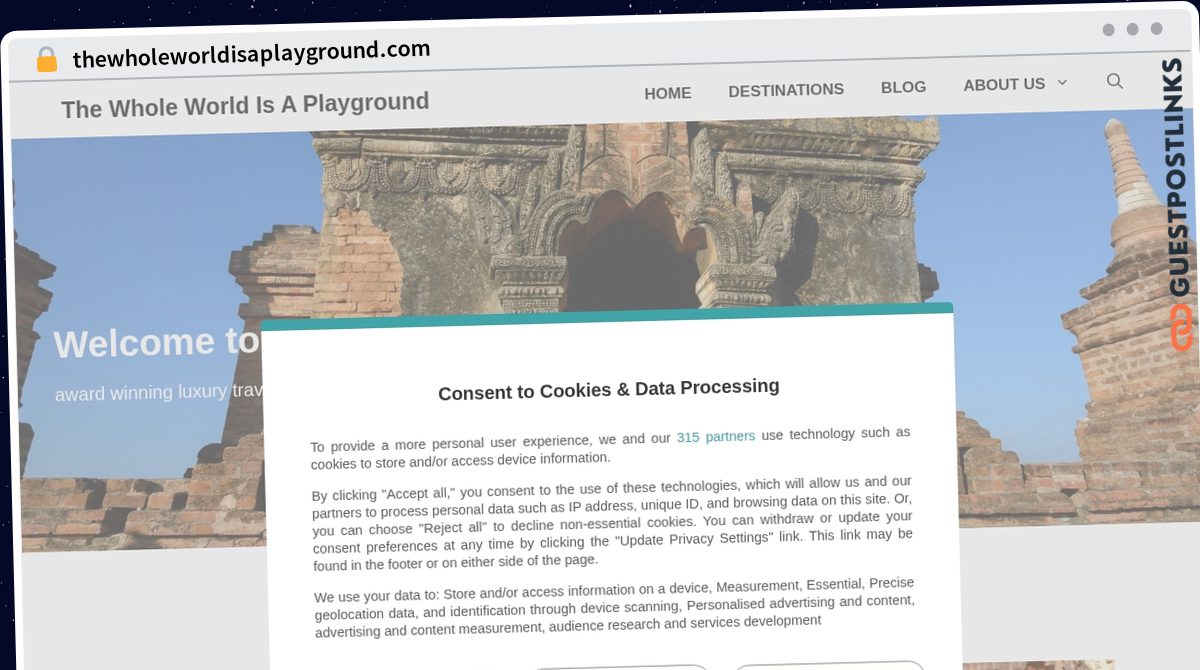 Publish Guest Post on thewholeworldisaplayground.com