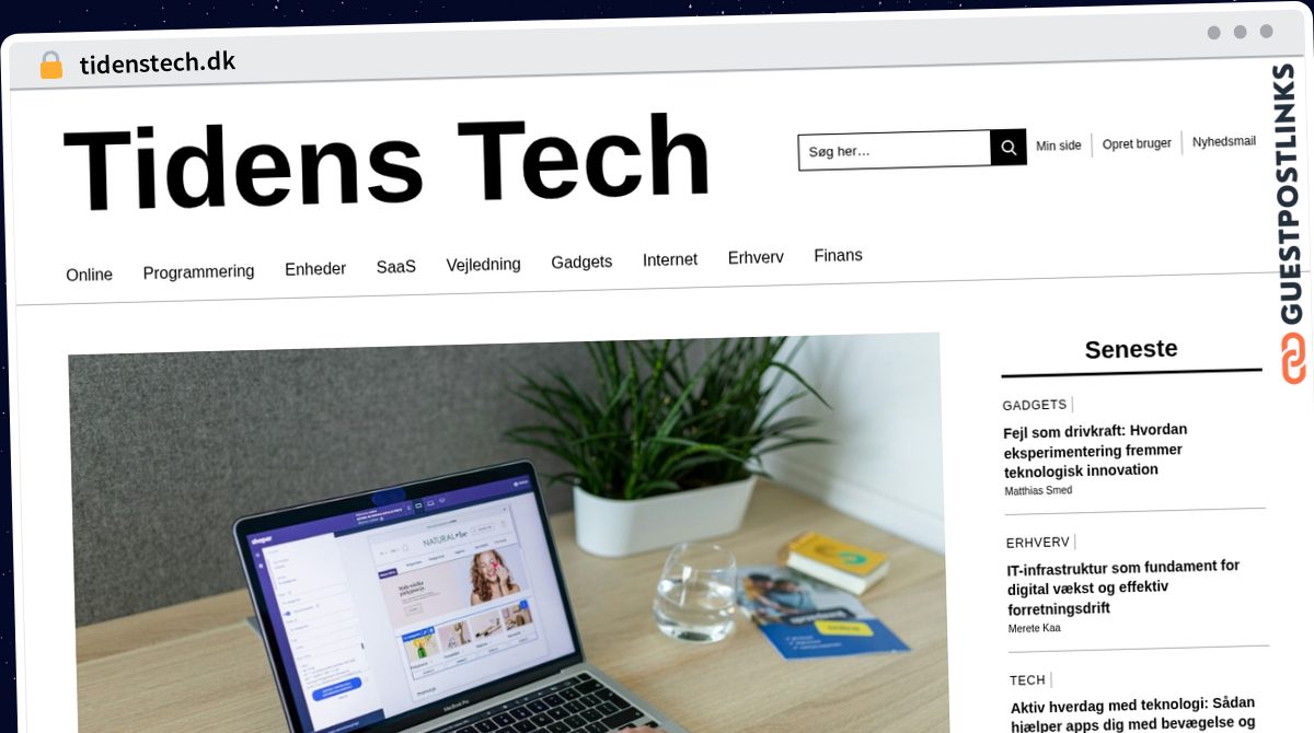 Publish Guest Post on tidenstech.dk