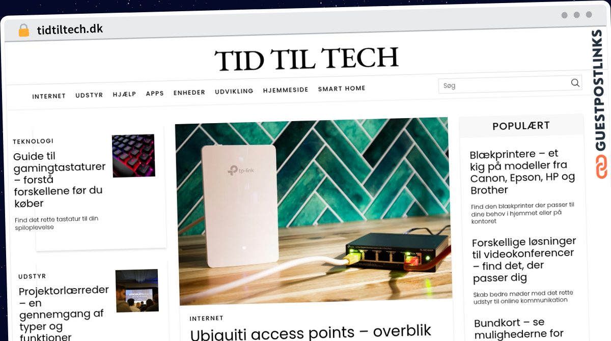 Publish Guest Post on tidtiltech.dk