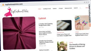 Publish Guest Post on topfashionplates.com