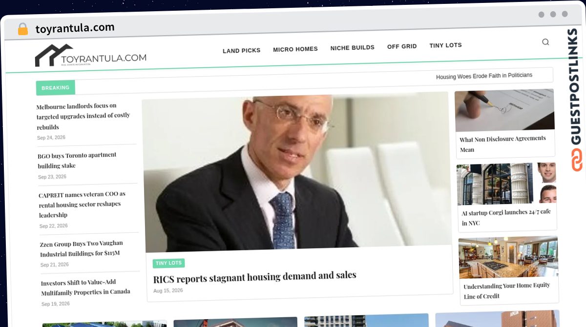 Publish Guest Post on toyrantula.com