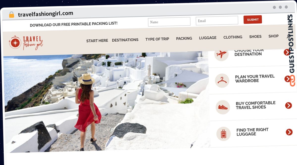 Publish Guest Post on travelfashiongirl.com