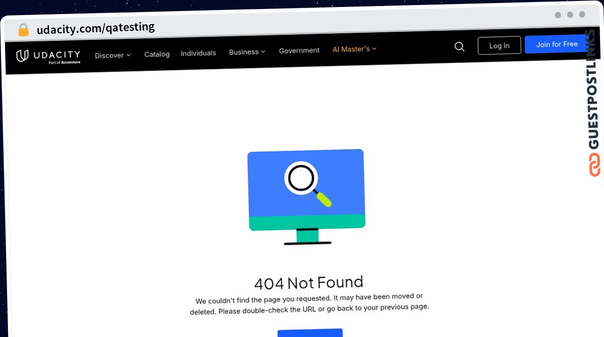 Publish Guest Post on udacity.com/qatesting