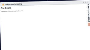 Publish Guest Post on uniqlo.com/qatesting