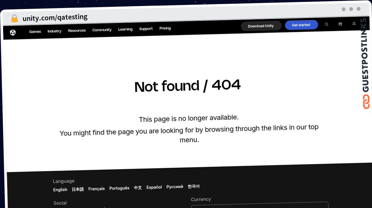 Publish Guest Post on unity.com/qatesting