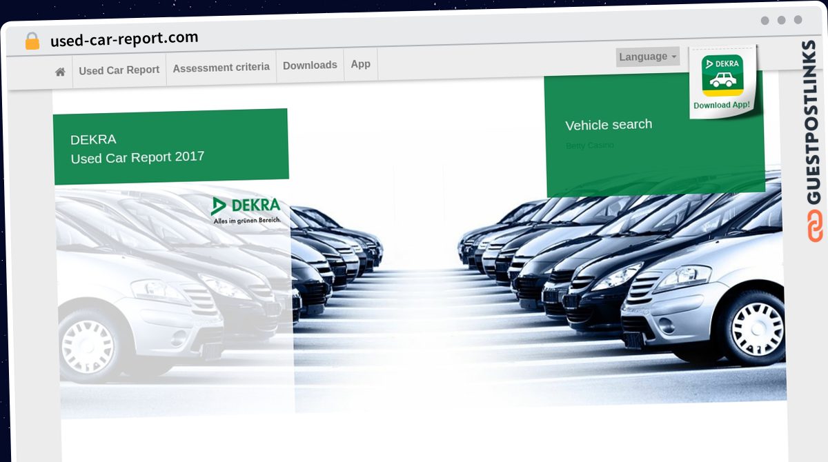 Publish Guest Post on used-car-report.com