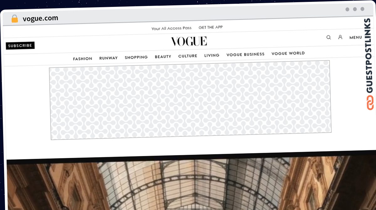 Publish Guest Post on vogue.com