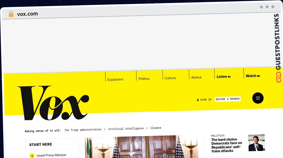 Publish Guest Post on vox.com