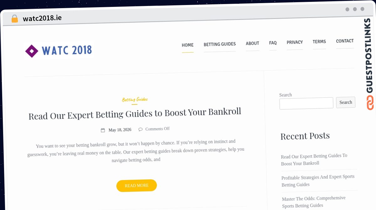 Publish Guest Post on watc2018.ie
