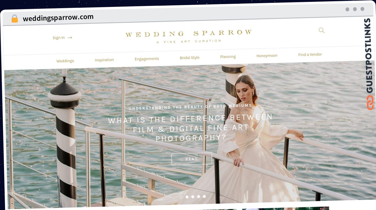 Publish Guest Post on weddingsparrow.com