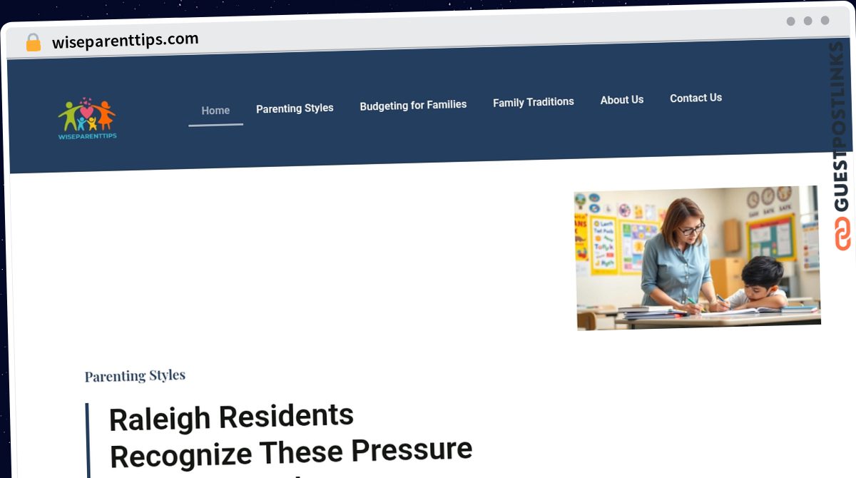 Publish Guest Post on wiseparenttips.com