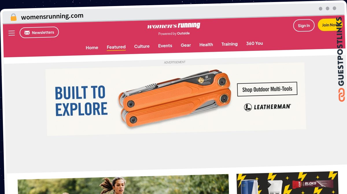 Publish Guest Post on womensrunning.com