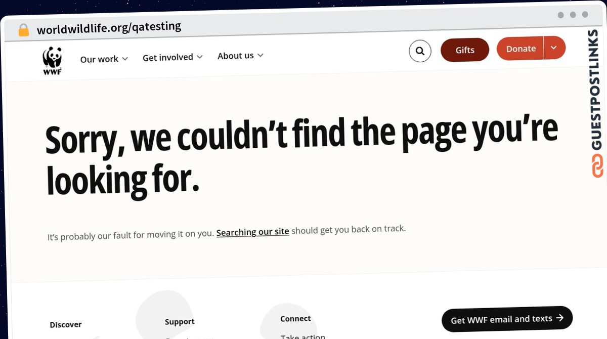 Publish Guest Post on worldwildlife.org/qatesting