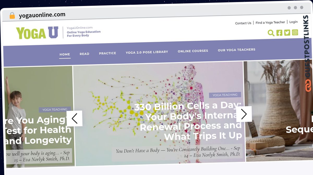 Publish Guest Post on yogauonline.com
