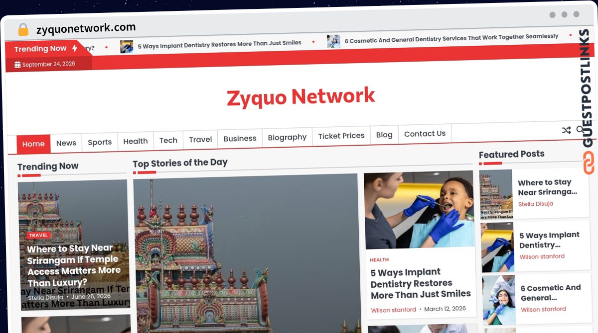 Publish Guest Post on zyquonetwork.com