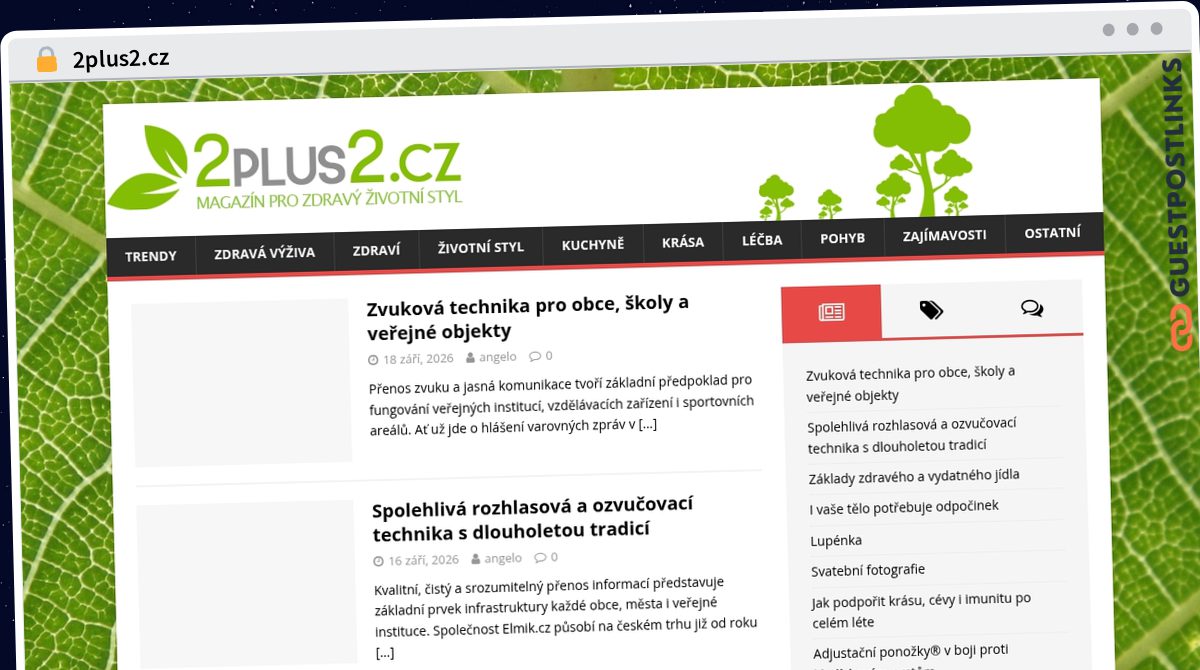 Publish Guest Post on 2plus2.cz