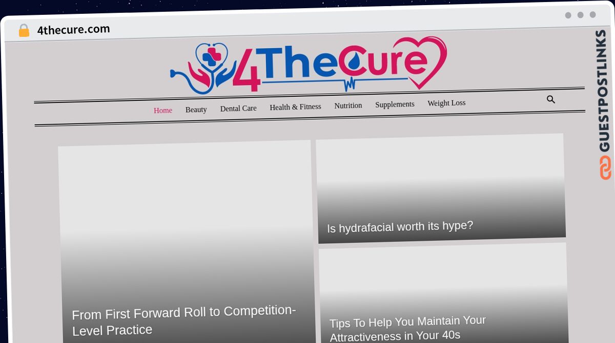 Publish Guest Post on 4thecure.com