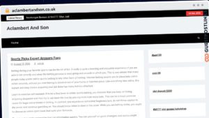 Publish Guest Post on aclambertandson.co.uk