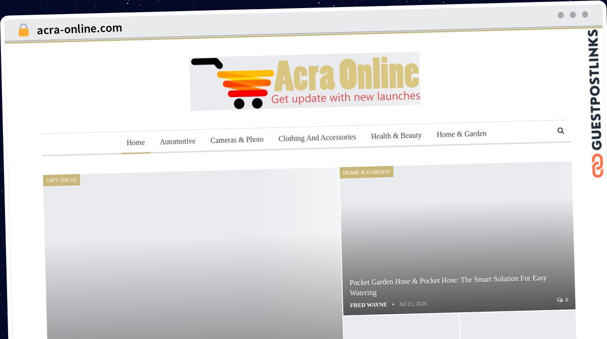 Publish Guest Post on acra-online.com