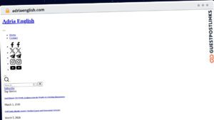 Publish Guest Post on adriaenglish.com