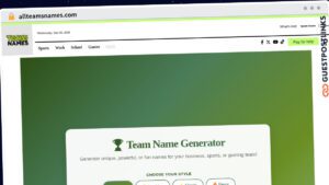 Publish Guest Post on allteamsnames.com