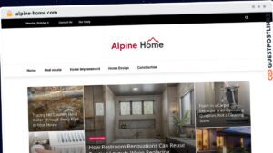 Publish Guest Post on alpine-home.com