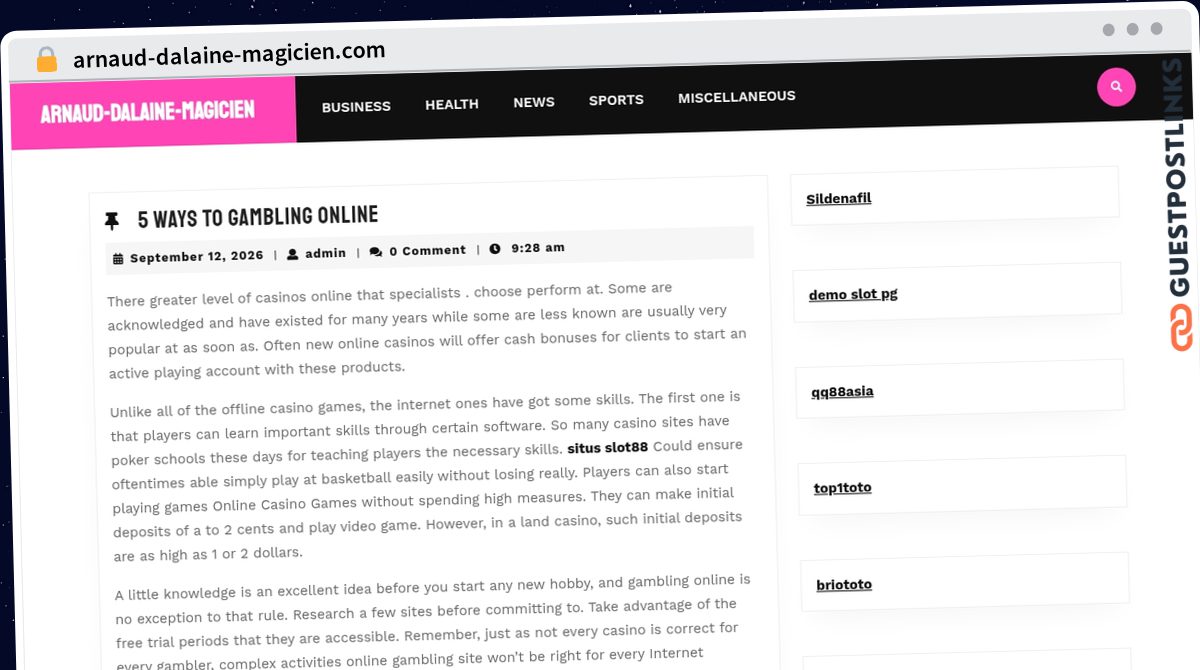 Publish Guest Post on arnaud-dalaine-magicien.com