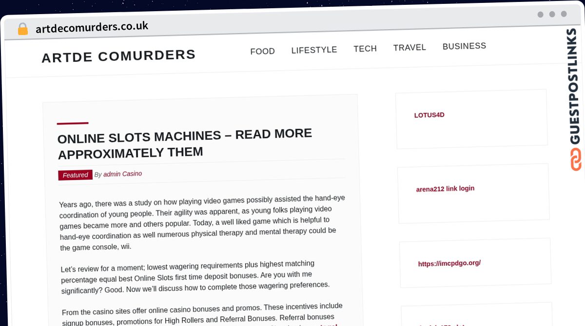 Publish Guest Post on artdecomurders.co.uk