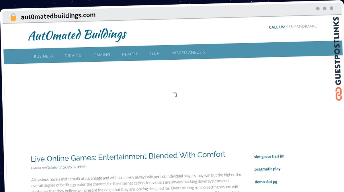 Publish Guest Post on aut0matedbuildings.com