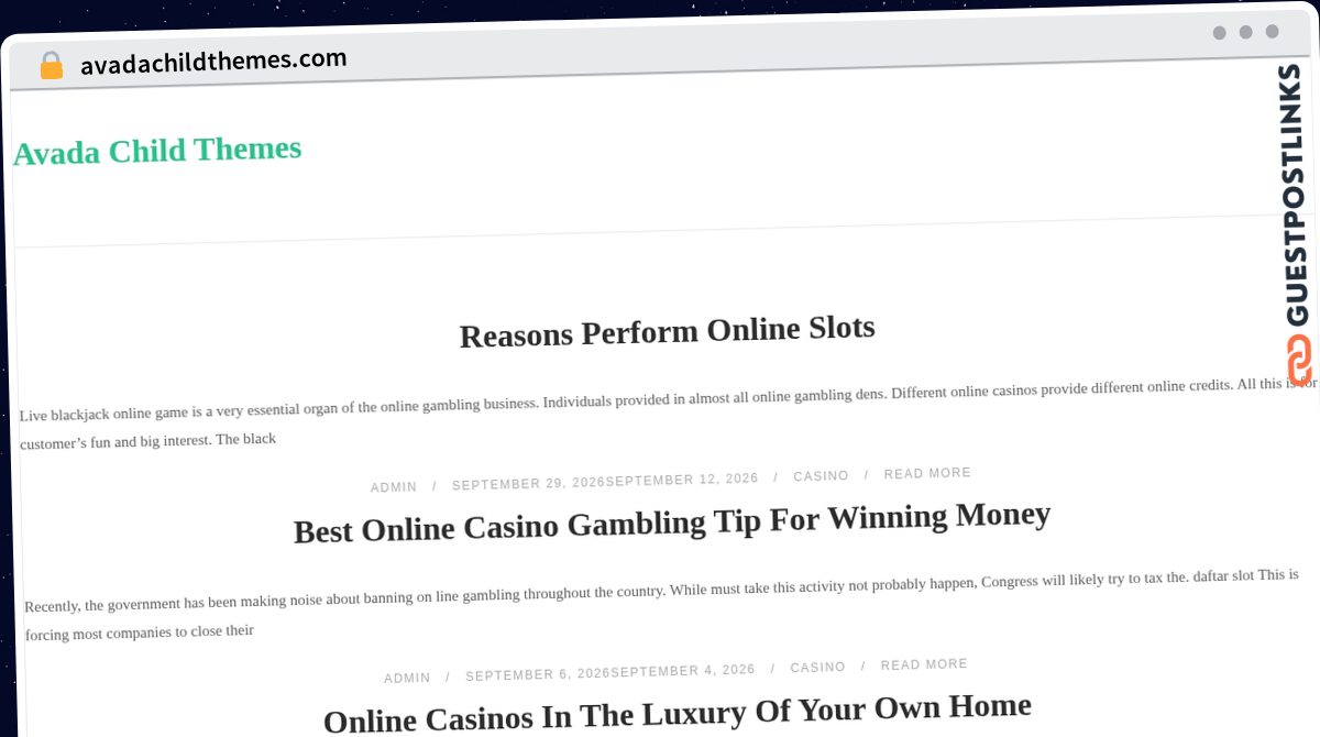 Publish Guest Post on avadachildthemes.com