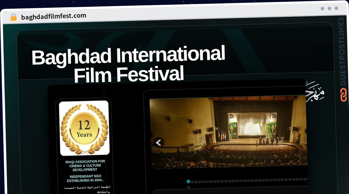 Publish Guest Post on baghdadfilmfest.com