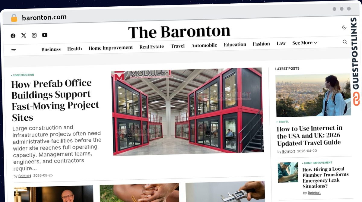 Publish Guest Post on baronton.com