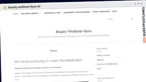 Publish Guest Post on beauty-wellness-4you.de