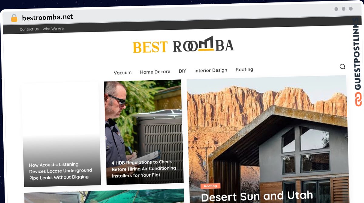 Publish Guest Post on bestroomba.net