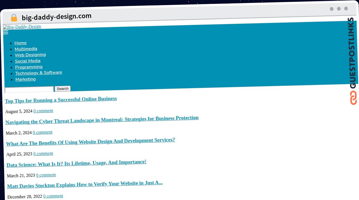 Publish Guest Post on big-daddy-design.com