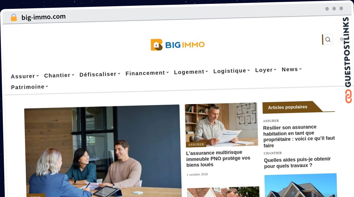 Publish Guest Post on big-immo.com