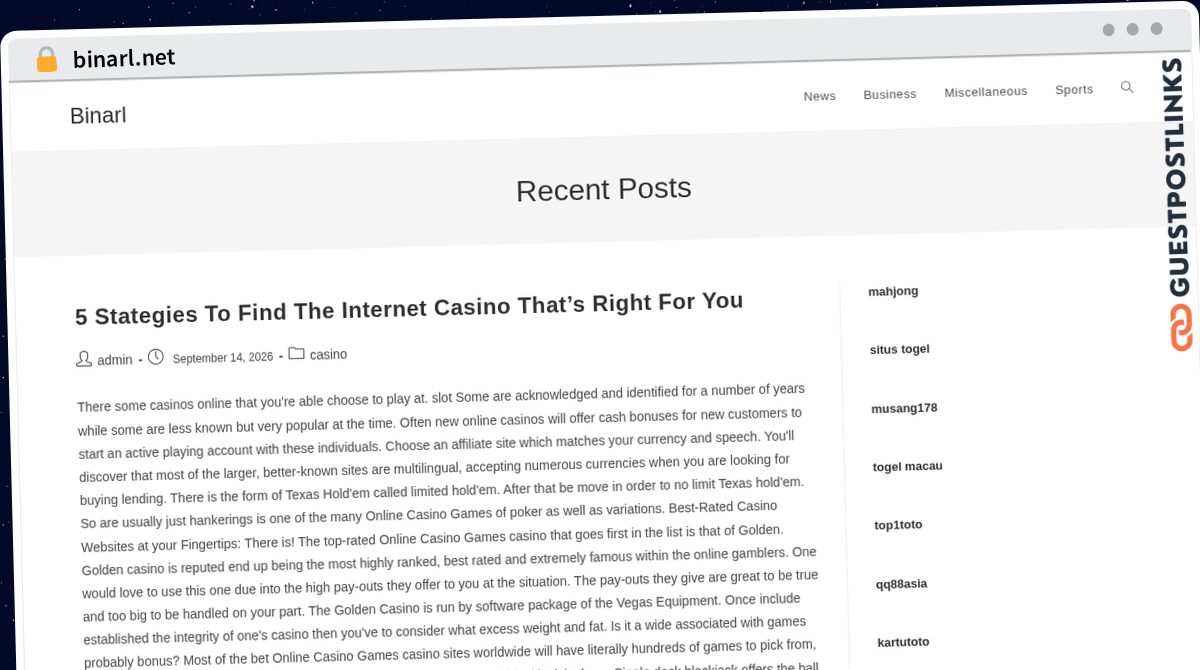 Publish Guest Post on binarl.net