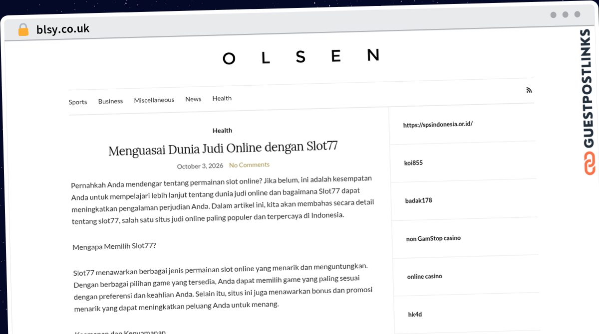 Publish Guest Post on blsy.co.uk
