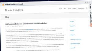 Publish Guest Post on border-holidays.co.uk