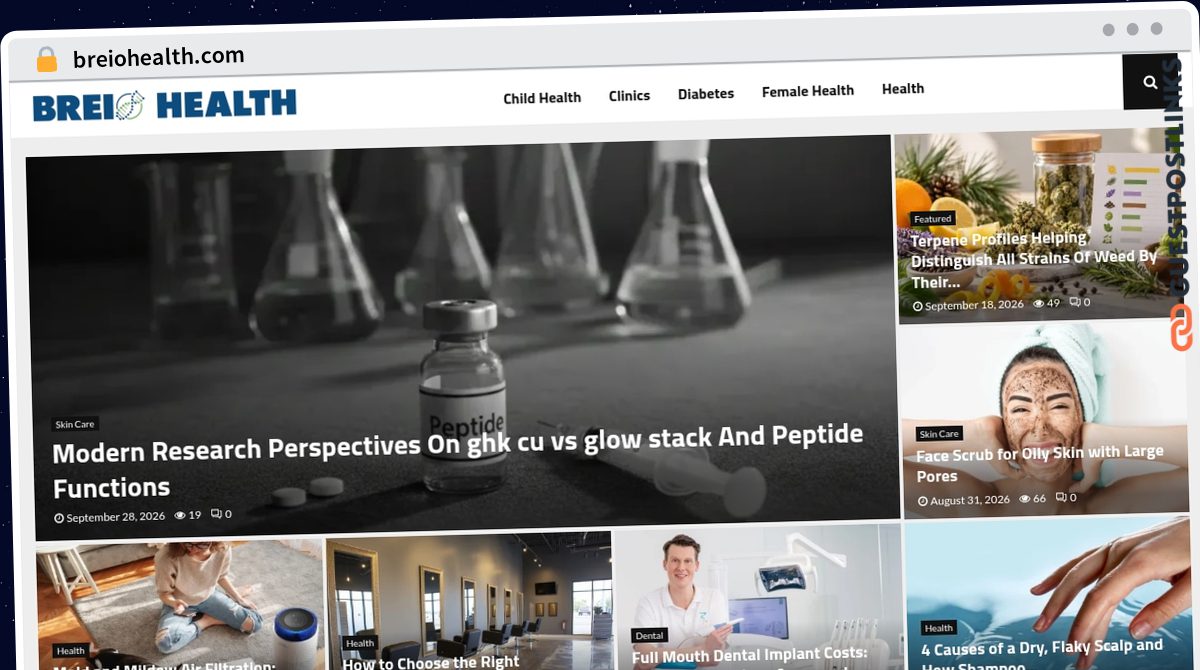 Publish Guest Post on breiohealth.com